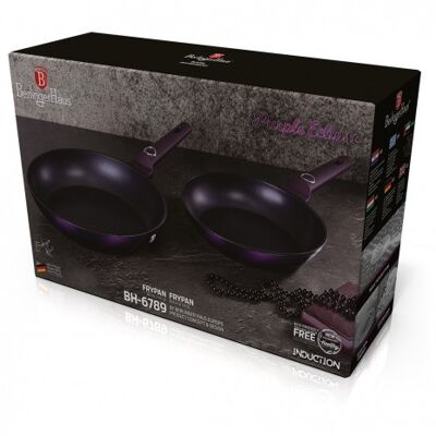 2 pcs frypan set, Purple Eclipse Collection