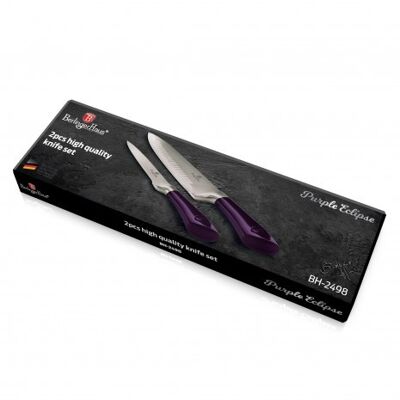 2 pcs knife set, purple
