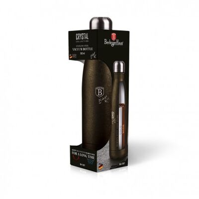 Vacuum flask, bottle shape, 0,5L, dark champagne