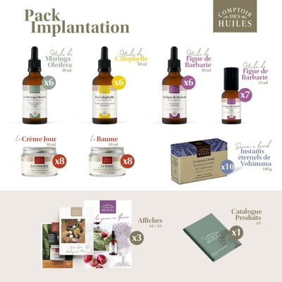Organic Implantation Pack - Oil / Soap / Cream / Balm