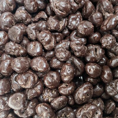 Vrac 5kg - Cranberries enrobées chocolat noir (70%)