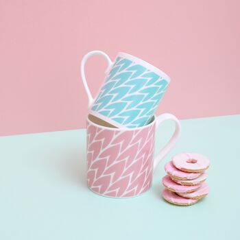 Mug Feuille Grand / Rose 4