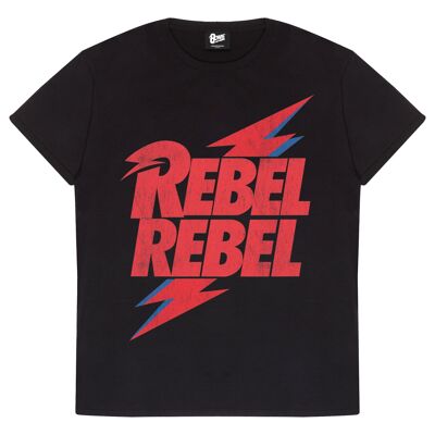 David Bowie Rebel Lightning Adults T-Shirt