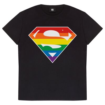 DC Comics Superman Pride Logo Adults T-Shirt