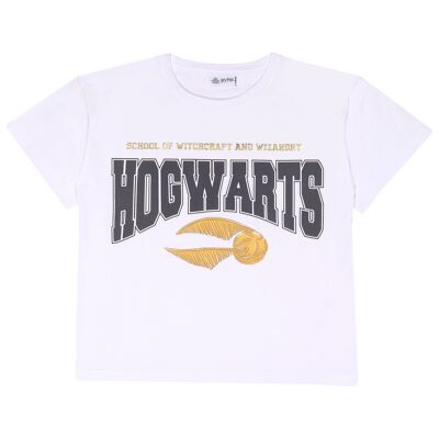 Harry Potter Hogwarts Golden Snitch Girls T-Shirt