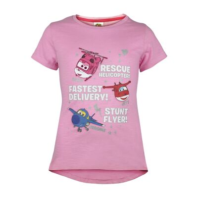 Super Wings Rescue Copter Girls T-Shirt