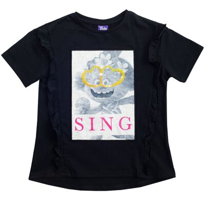 Trolls Poppy Sing Girls T-Shirt