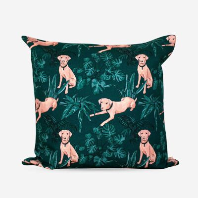 Golden Dog Cushion Cover