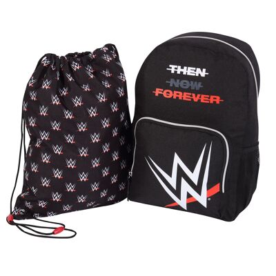 WWE All Over Logo Kids Backpack