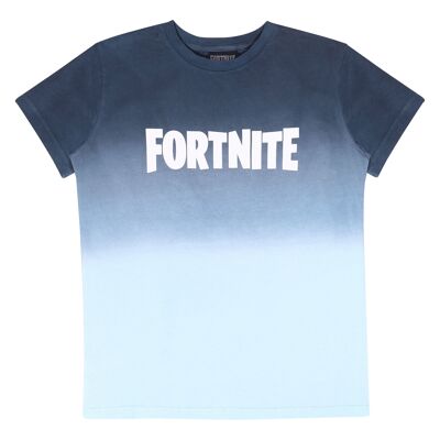 Fortnite Ombre Effect Kids T-Shirt - Navy