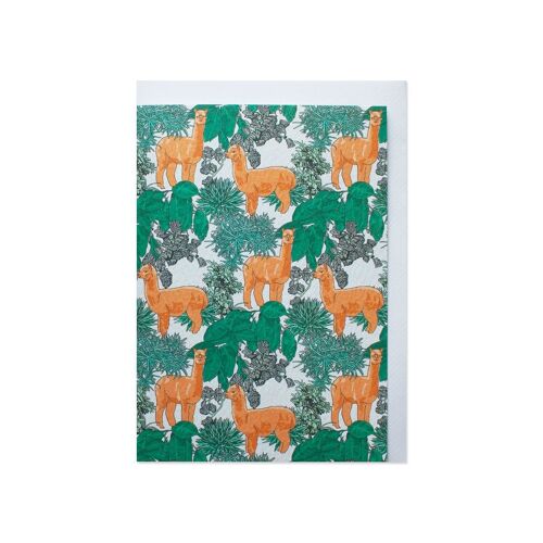 Alpaca Greeting Card (Pack of 6)