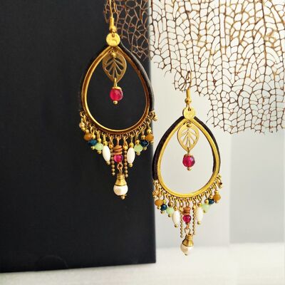 Boucles d'oreilles longues GIPSY Bordeaux