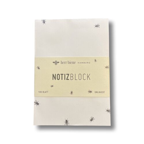 Notizblock Bienen