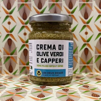 Cream of olives and capers
