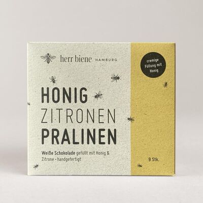 Praliné de miel / bombones de miel 9 limón