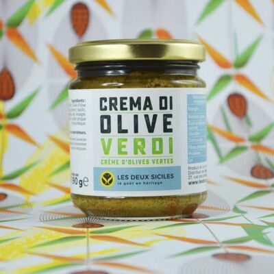 Cream of green olives