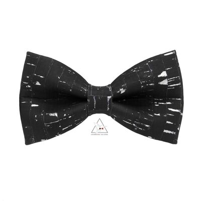 Mortimer battoir black cork bow tie