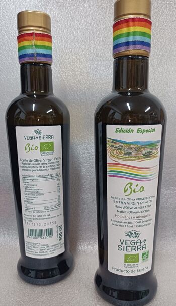 HUILE D'OLIVE EXTRA VIERGE BIO ÉDITION SPÉCIALE COLLECTIVE LGTBI 2