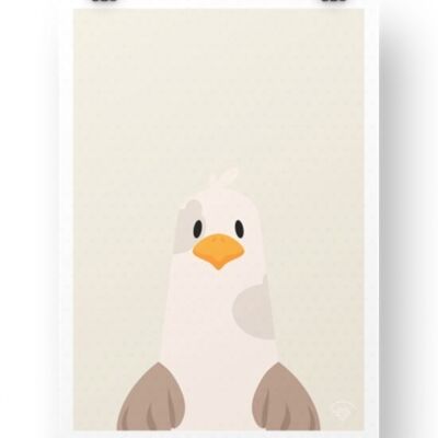 Seagull Poster - Sand