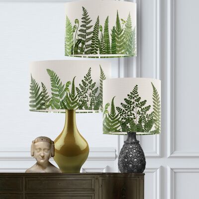 Lampshade pack of 3 mixed sizes - Fern Grove Leaf