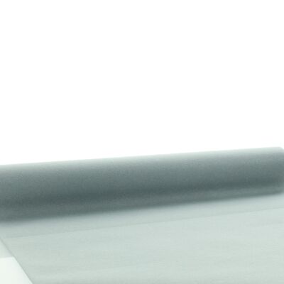 Chemin de table jetable gris en Linclass® Airlaid 40 cm x 4,80 m, 1 pièce