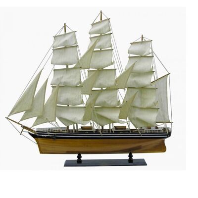 Modelo de barco de yate famoso de madera Cutty Sark