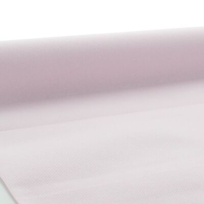 Chemin de table jetable rose clair en Linclass® Airlaid 40 cm x 4,80 m, 1 pièce