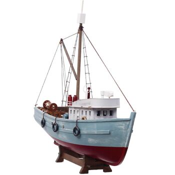 Modèle de bateau de pêche classique en bois 2