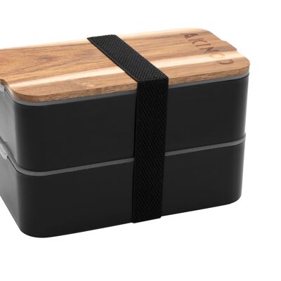 Bento et Lunch Bag 11h58, Noir