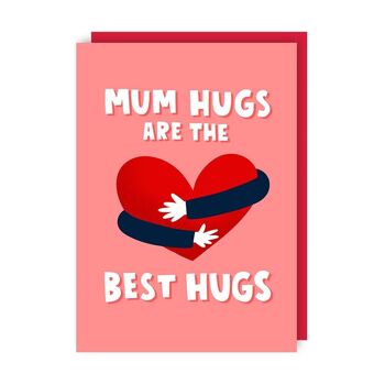 Mum Hugs Lot de 6 cartes pour la fête des mères 2