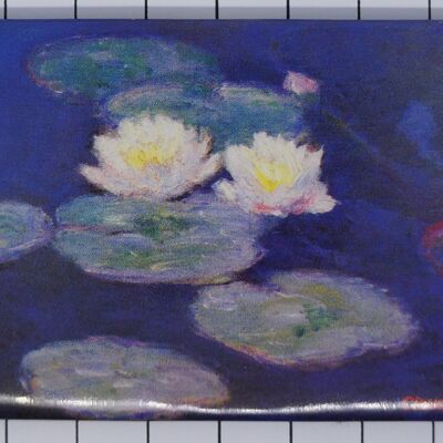 koelkastmagneet witte waterlelies Claude Monet