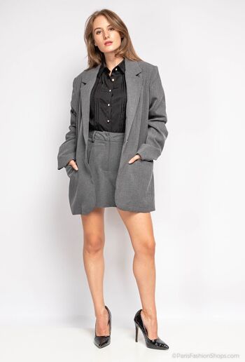 Blazer élégant gris 2