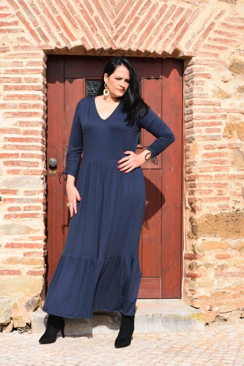 Plus Size Dress Adele - L to 6XL (Navy Blue)