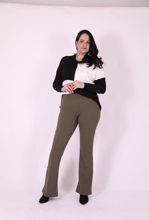 Plus Size Pants Raquel - L to 6XL (military green)