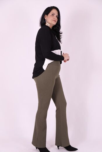 Pantalon grande taille Raquel - L à 6XL (vert militaire) 4