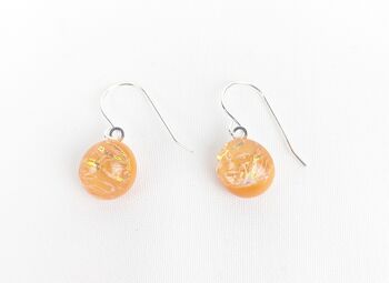 Crochets d'oreilles "Orange brillant" 1