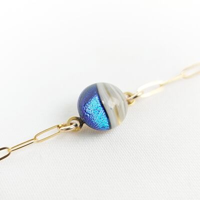 Bracelet "Blue flame"