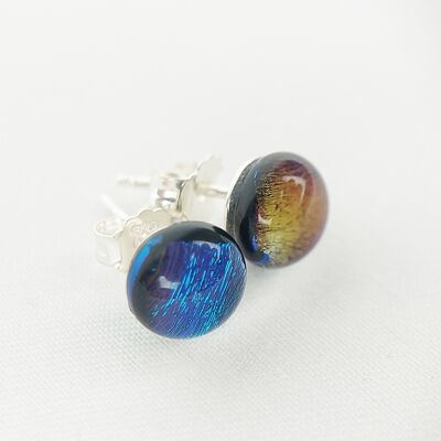 Ear chip "fire blue"