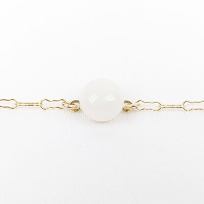 Bracciale "alito bianco".