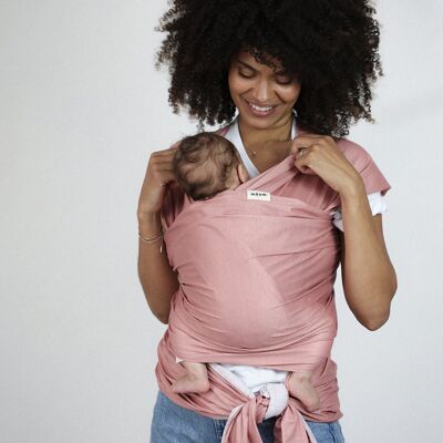 WrapExplorer™ Écharpe porte-bébé - Rose poudre