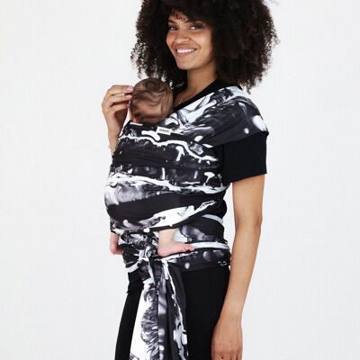 WrapExplorer™ Baby Wrap - Black & Milk