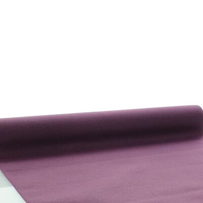 Disposable table runner plum made of Linclass® Airlaid 40 cm x 4.80 m, 1 piece