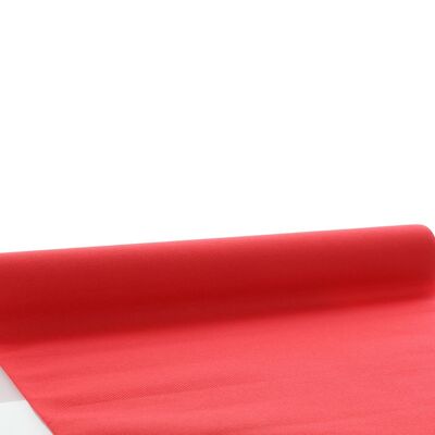 Chemin de table jetable rouge en Linclass® Airlaid 40 cm x 4,80 m, 1 pièce