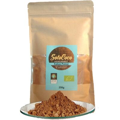 SoloCoco organic cocoa powder 250g