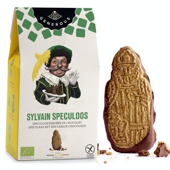 Biscuits Sylvain Speculoos enrobés de chocolat - 140g 1