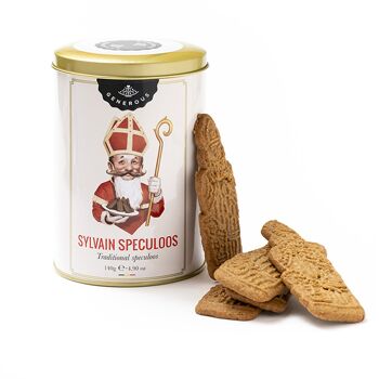 Sylvain Saint-Nicolas Boîte métal 140g - Spéculoos au sarrasin 1