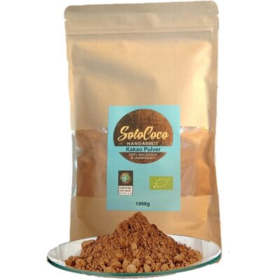 SoloCoco organic cocoa powder 1000g