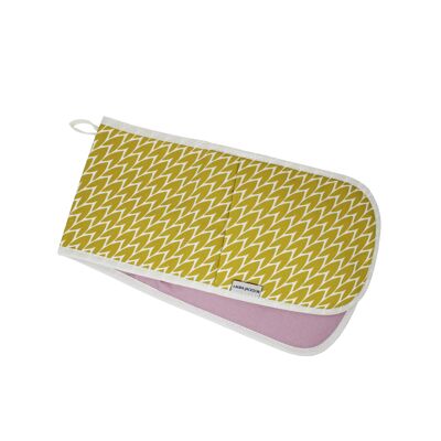 Leaf Oven Gloves / Yellow