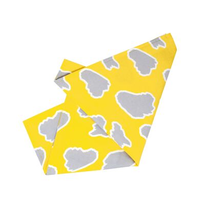 Animal Palm Tea Towel / Yellow Mix