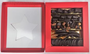 Boîte Etoile de Noël- assortiment chocolats 200g 3
